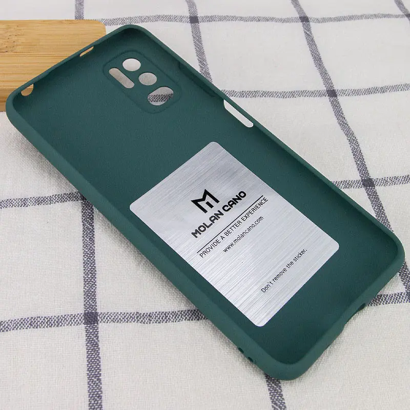 Чехол-накладка Hana Molan Cano Smooth для Xiaomi Redmi Note 10 5G / Poco M3 Pro [Green] [59750] - фото 3