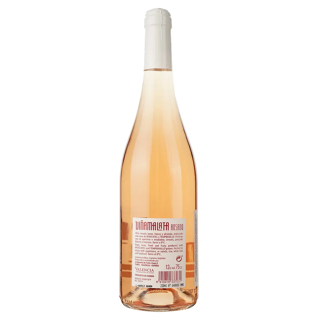 Вино Baron de Turis Vinamalata Rose DOP Valencia 2022 розовое сухое 0.75 л - фото 2