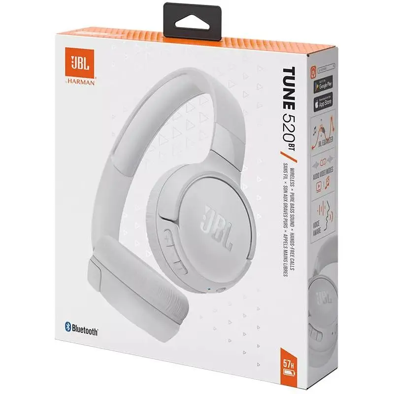 Навушники JBL TUNE 520BT White (JBLT520BTWHTEU) - фото 9