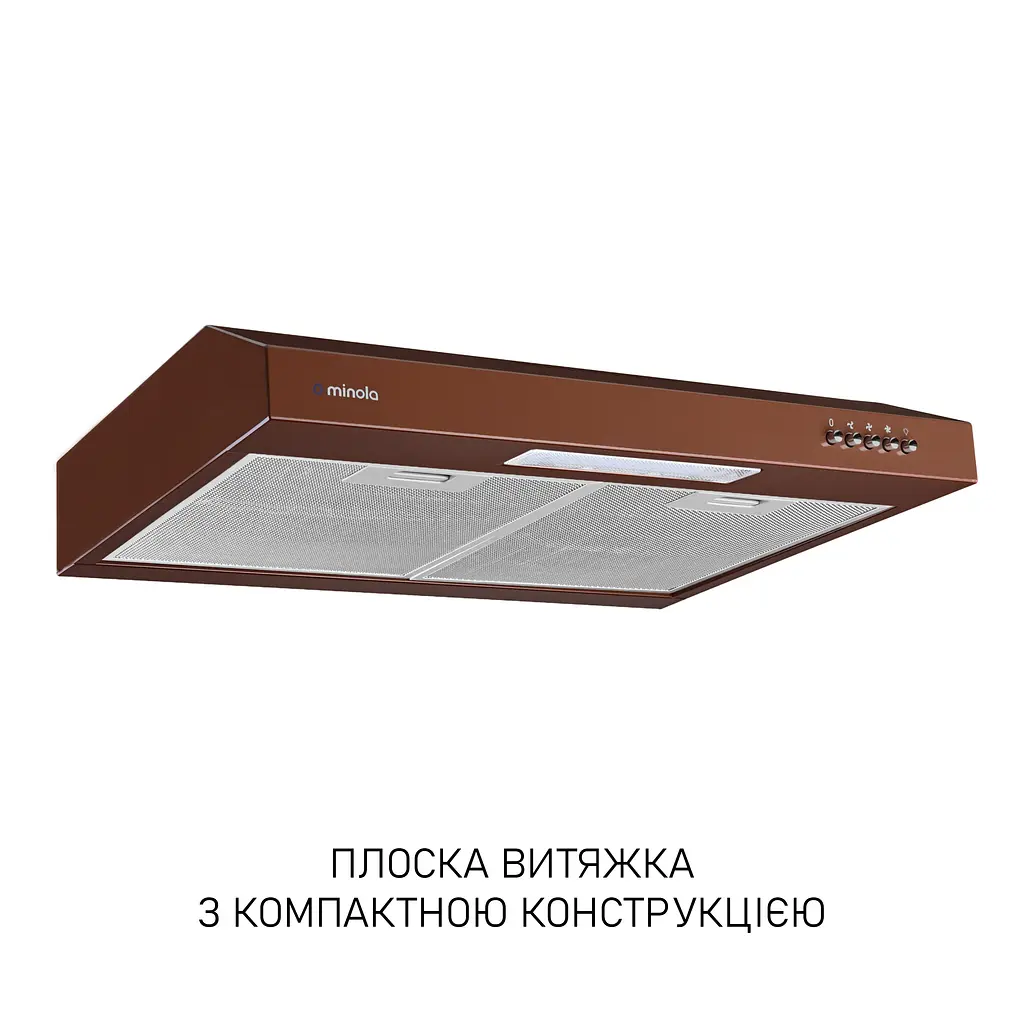 Витяжка плоска Minola HPL 512 BR - фото 2