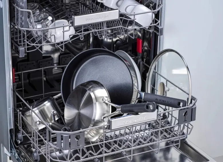 Сковорода універсальна KitchenAid СSS 24 см срібляста СС005701-001 - фото 2