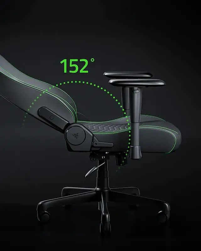 Ігрове крісло Razer Iskur V2 X NewGen Black Green (RZ38-05310700-R3G1) - фото 10
