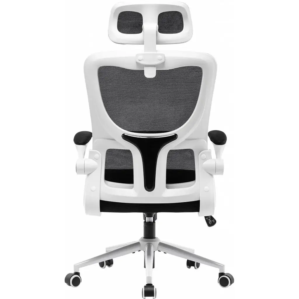 Офісне крісло GT Racer X-5728 White/Black [125605] - фото 2
