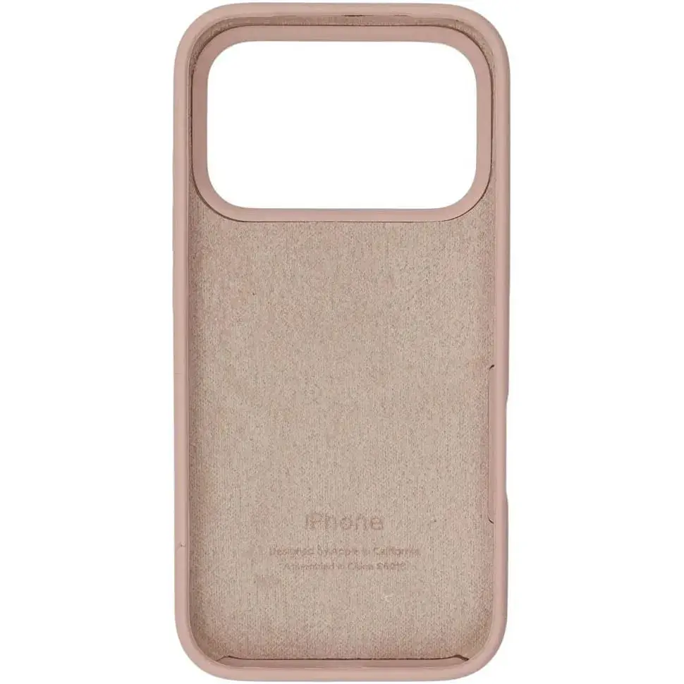 Чохол Silicone Case для Apple iPhone 17 Pro Max Pink Sand AA [145146] - фото 2