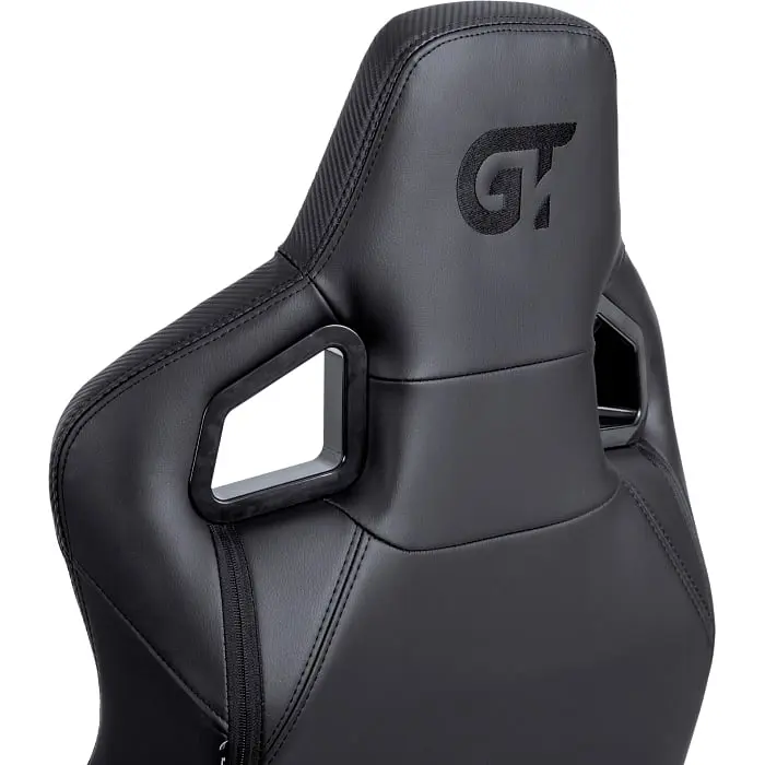 Геймерське крісло GT Racer чорне з темно-сірим (X-8005 Dark Gray/Black) - фото 4