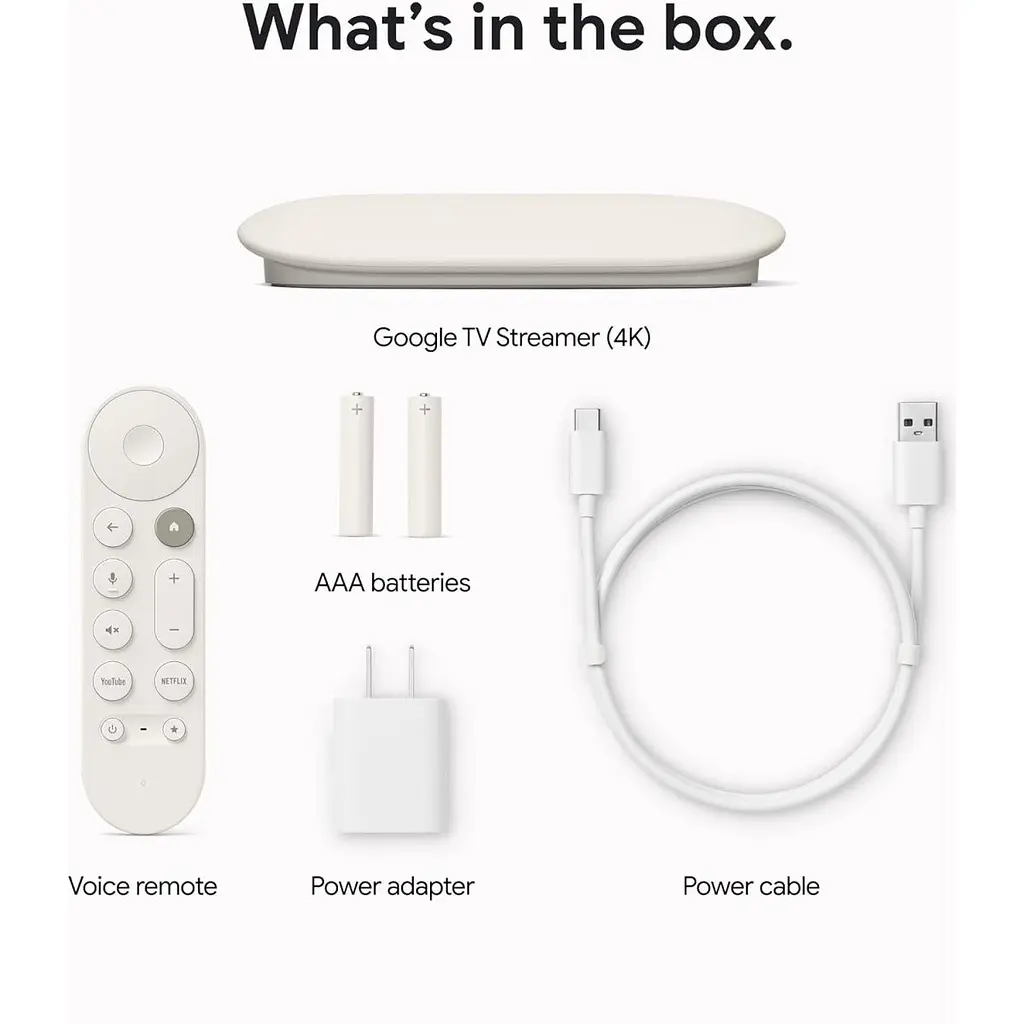 Медиаплеер Google TV Streamer 4K Porcelain [122644] - фото 4