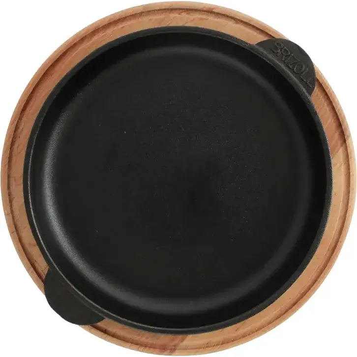 Сковорода Brizoll Horeca порційна з круглою підставкою 14 см (H1425-DK) - фото 3