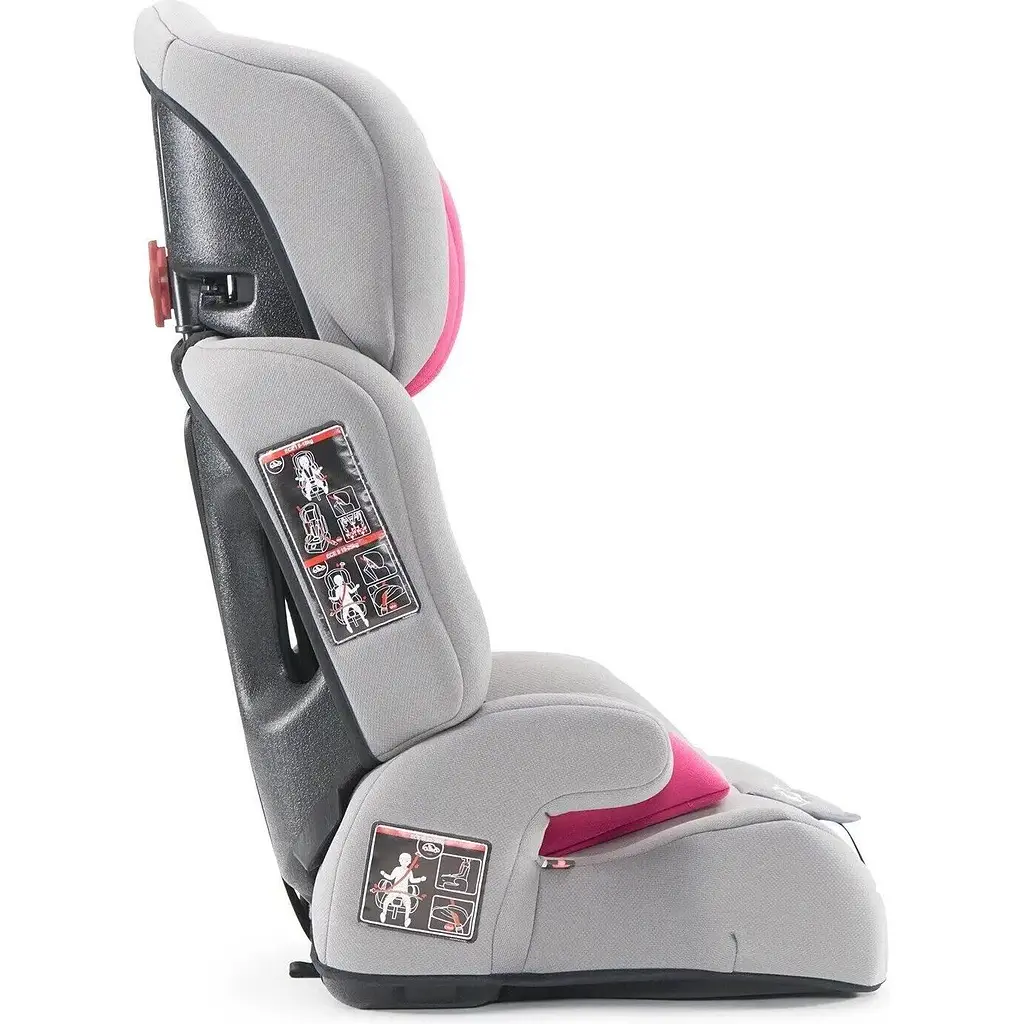 Автокрісло Kinderkraft Comfort Up Pink сіре з рожевим (00-00158113) - фото 5
