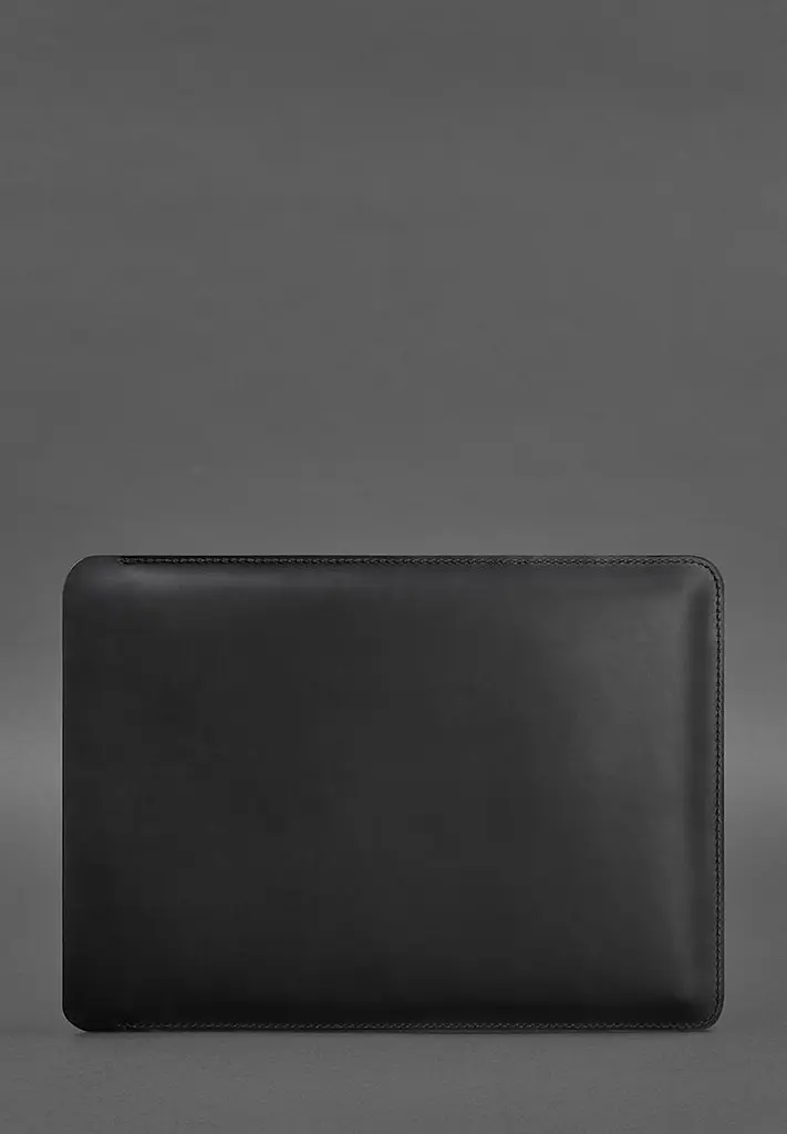 Кожаный чехол BlankNote для MacBook 15-16 Черный - фото 2