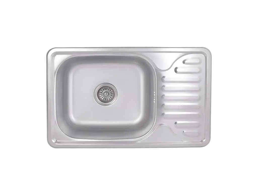 Мийка врізна Brinex 660х420х180мм 1 6642, Satin 0,8мм BRIN6642SAT08