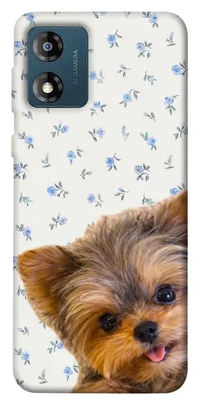 TPU чохол Demsky Cute Yorkie для Motorola Moto E13