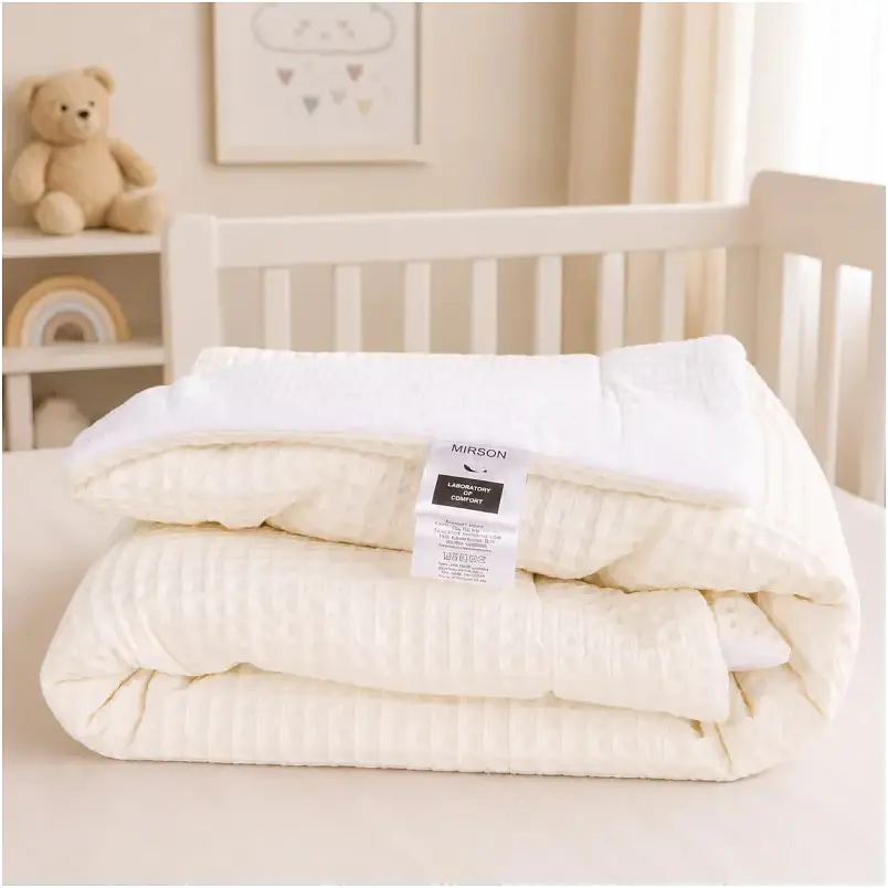 Плед дитячий MirSon Pure Waffle White 110х140 см (2200013891857) - фото 4