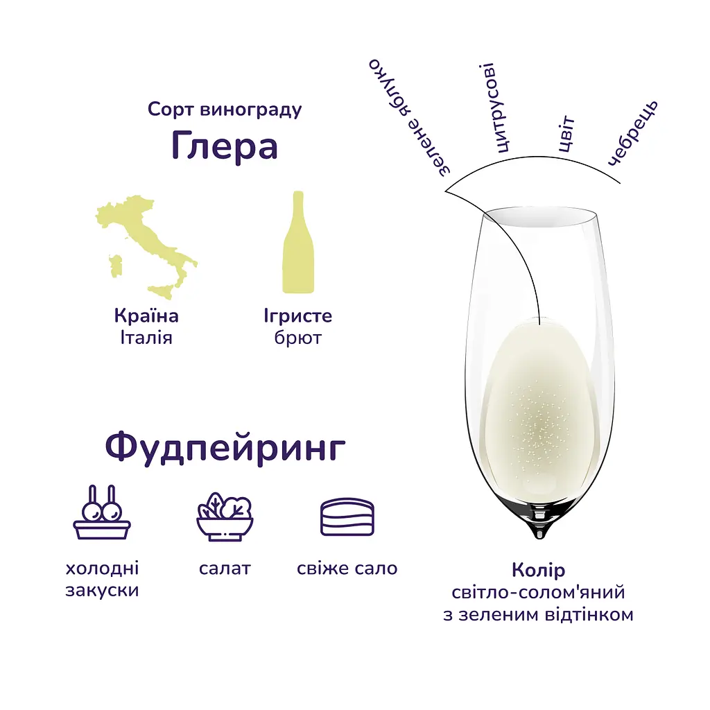 Вино ігристе Bortolomiol Prior Valdobbiadene Prosecco Superiore, біле, брют, 12%, 1,5 л (Q0718) - фото 2