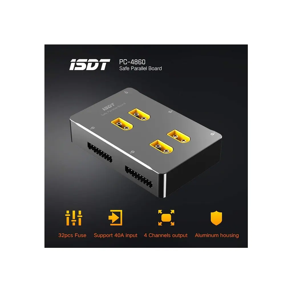 Аксесуар для зарядного пристрою iSDT PC-4860S LiPo Parallel Charging Board (HP0015.0023) - фото 7
