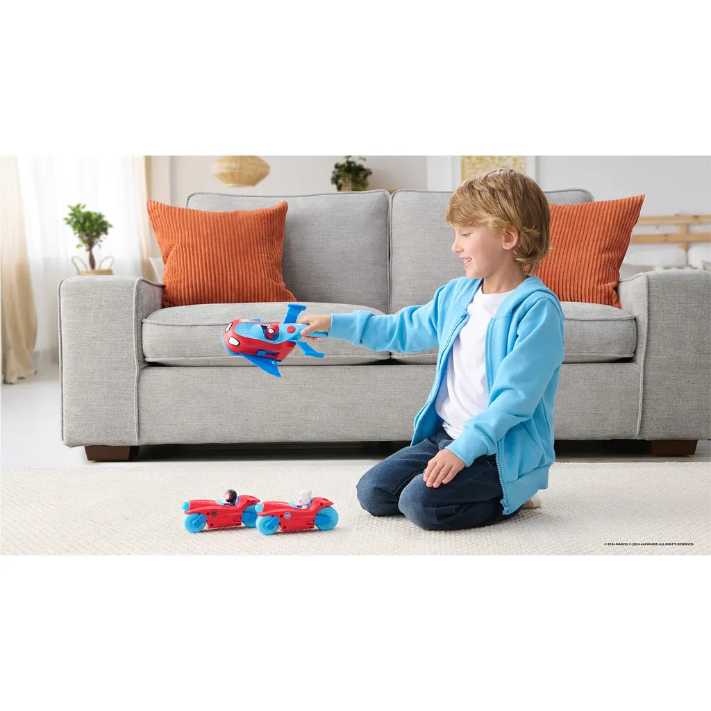 Ігровий набір 3 в 1 Spidey Deluxe Feature Vehicle Спліт команда Спайді (SNF0271) - фото 37