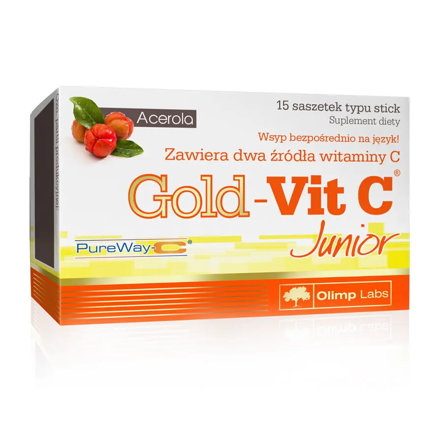 Амінокислота Gold-Vit C Junior, 15 пакетиків Olimp vit0003960