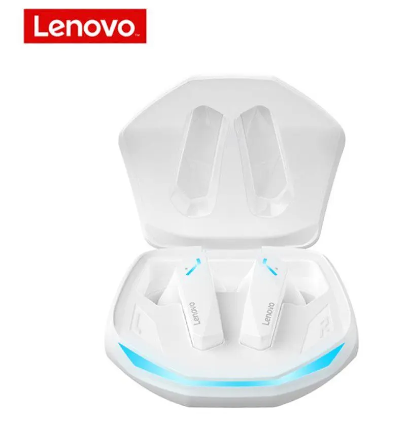 Беспроводные Bluetooth 5.3 наушники с микрофоном Lenovo GM-2 Pro ThinkPlus White - фото 2
