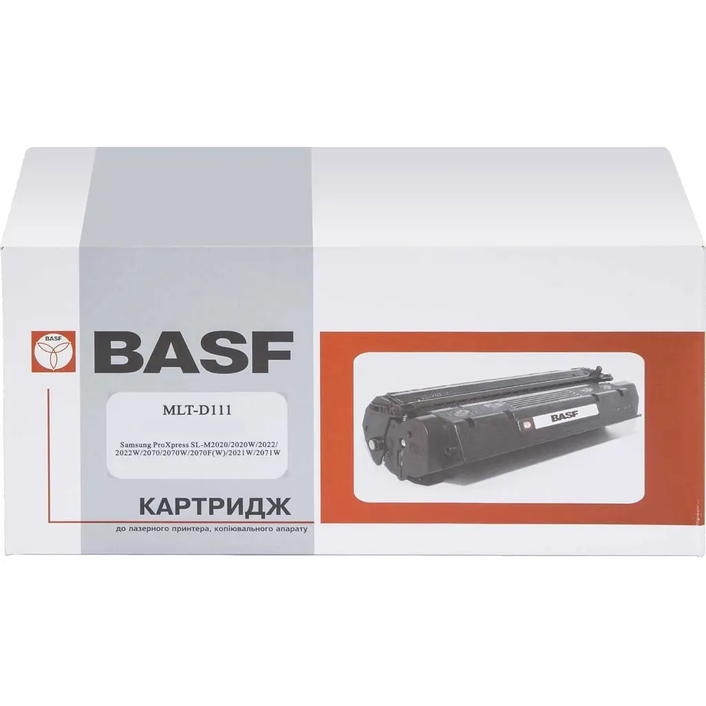 Картридж тон. BASF для Samsung SL-M2020/2070/2070FW аналог MLT-D111S Black ( 1000 ст.) (BASF-KT-MLTD111S) - фото 2