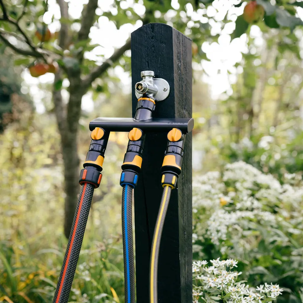 Трійник для крана Fiskars Comfort 3 виходи (1070578) - фото 3