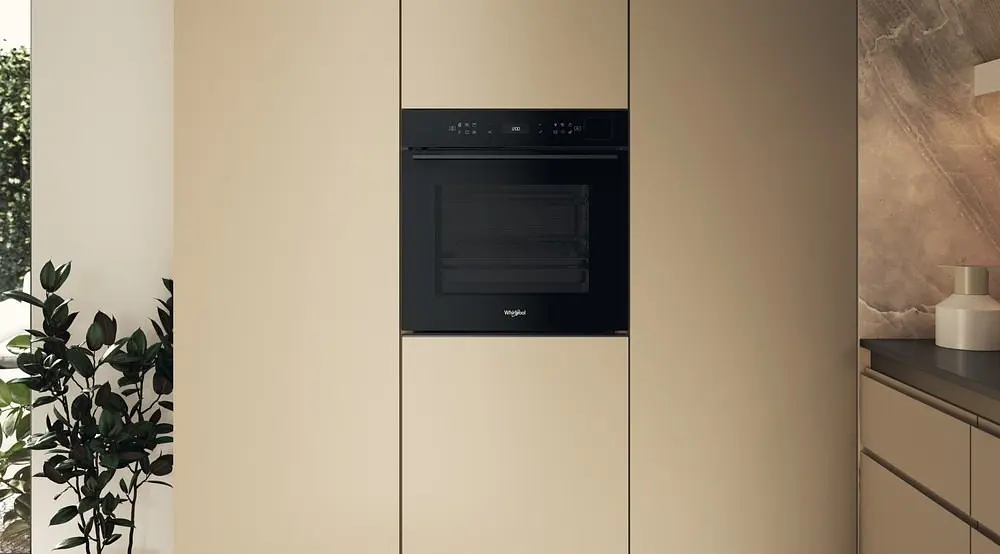 Whirlpool Духовий шафа електричний, 73л, A+, дисплей, конвекція, піроліз, телескопічні напрямні, чорний - фото 4