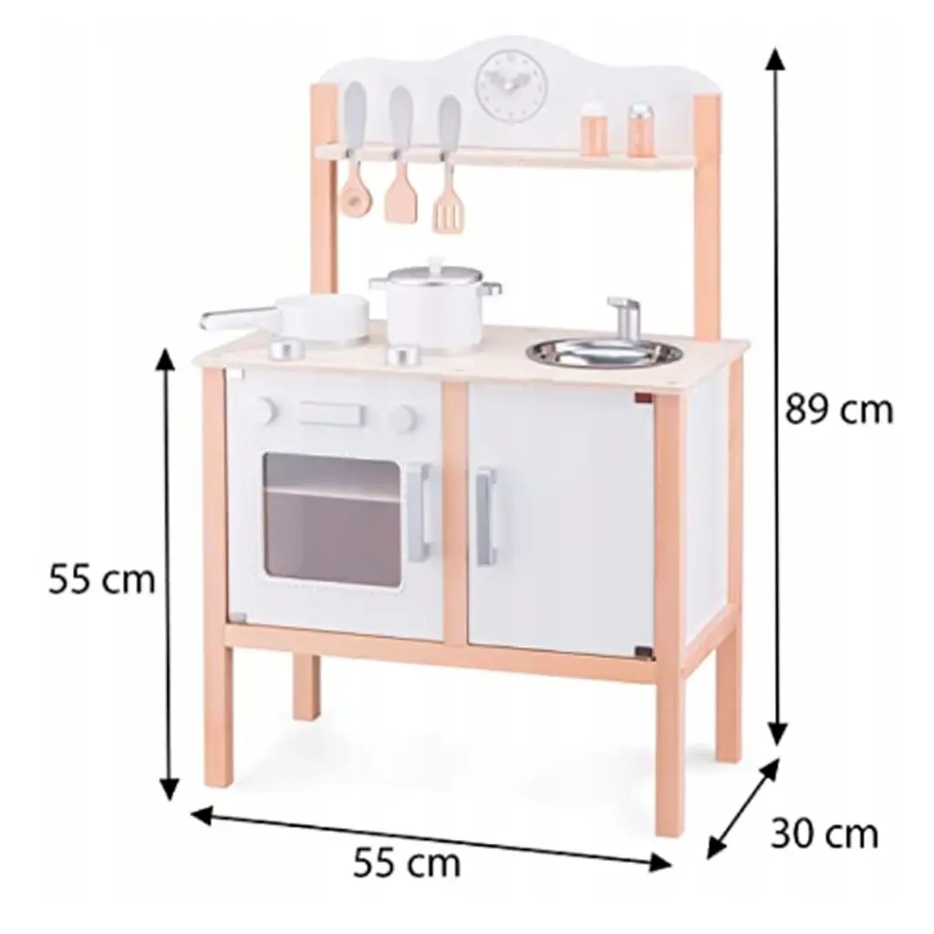 Дитяча іграшкова кухня New Classic Toys Модерн 11050, біла, від 3 років - фото 6