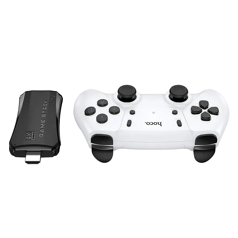 Ігрова приставка + 2 джойстики HOCO GA31 Collection game box+two wireless gamepads set White (6942007672122) - фото 4