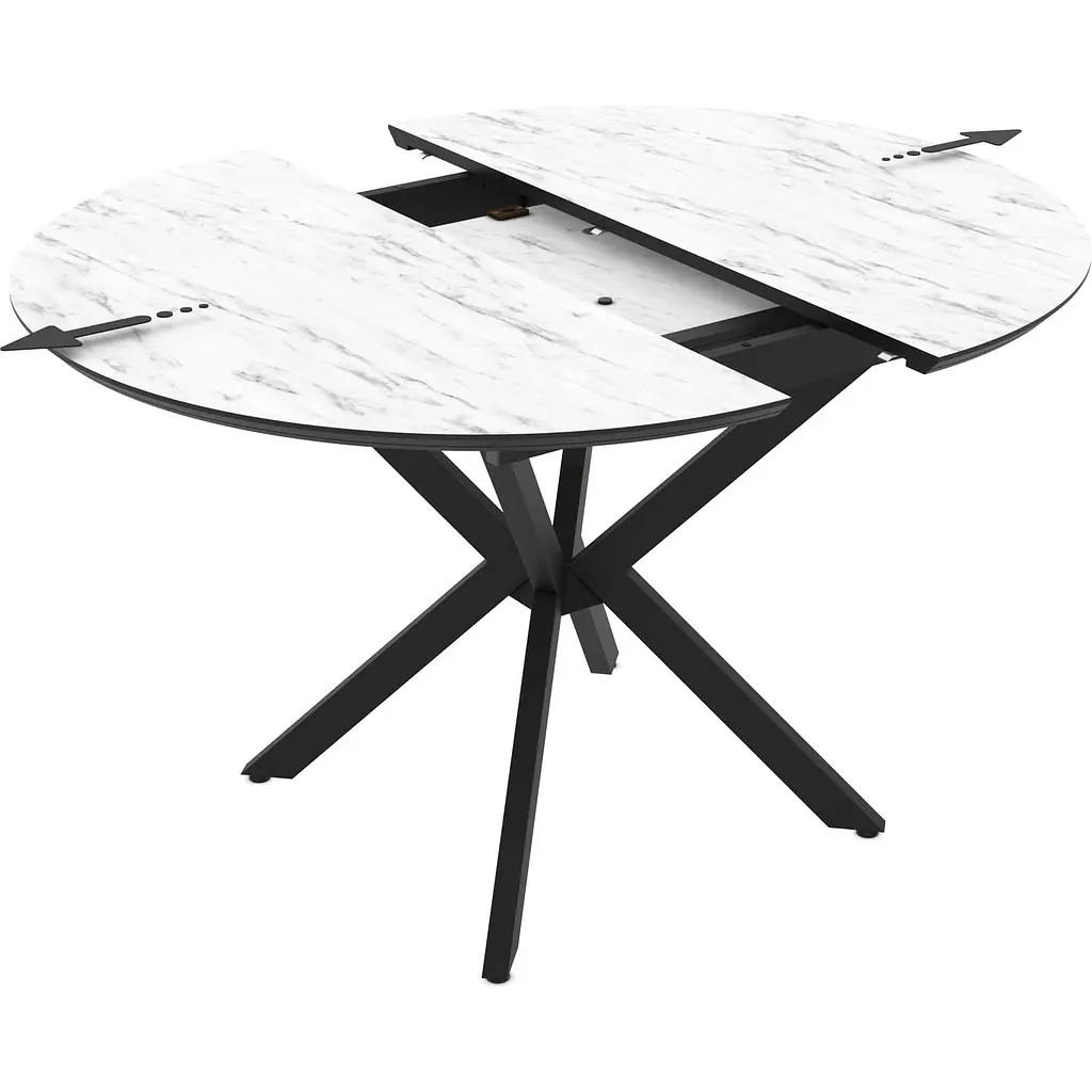 Стіл Avanti DOBOK Marmo Mat 110-145x110 см - фото 4