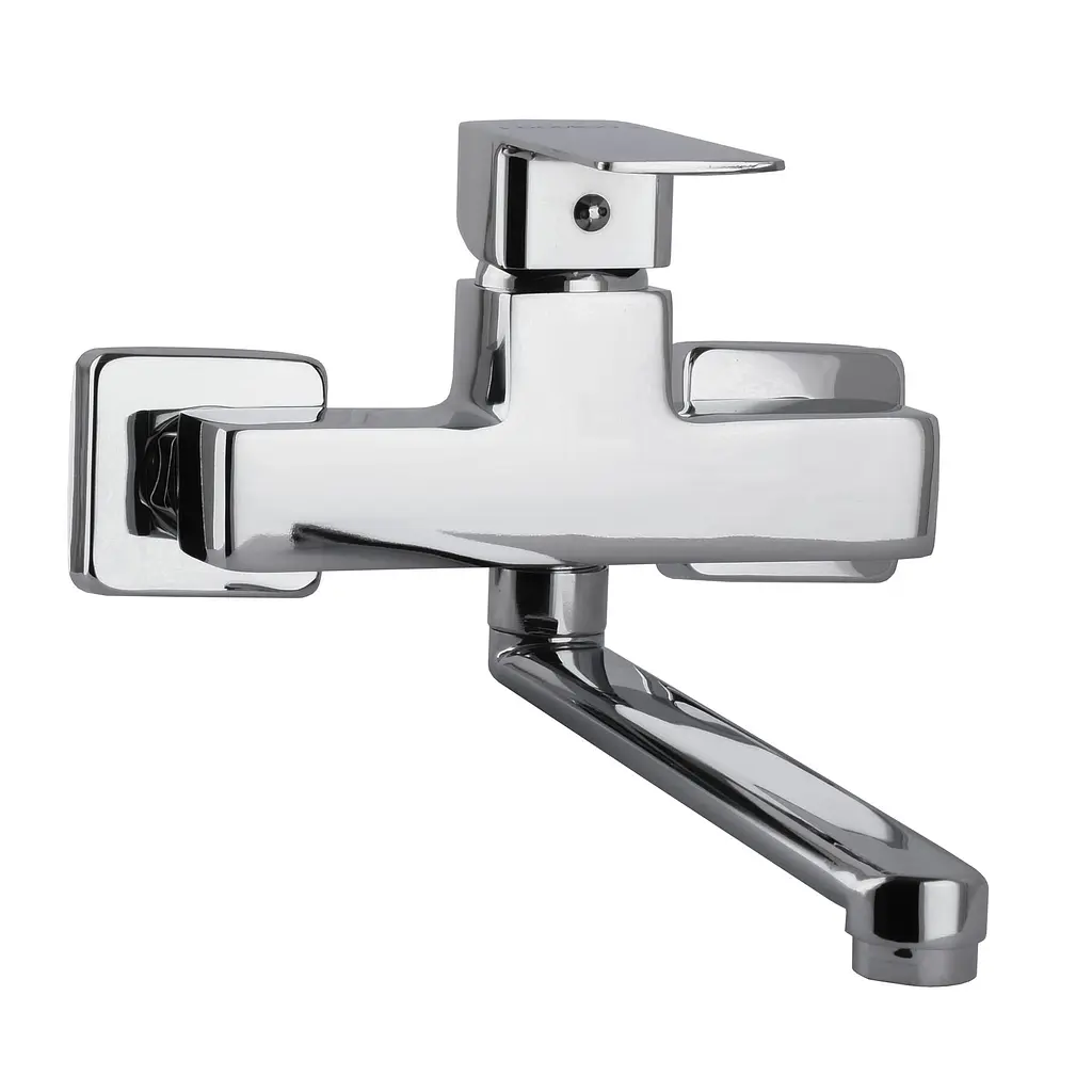 Смеситель для кухни со стены Domino Malibu DMM-104 Хром - фото 5