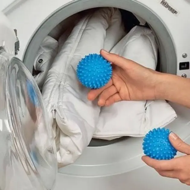 Кульки для прання білизни, пуховиків у пральній машині Dryer Balls 2 м'ячик у наборі - фото 2