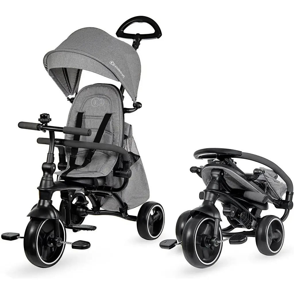 Триколісний велосипед Kinderkraft Jazz Grey сірий (00-00303945) - фото 5
