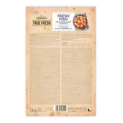 Сухий корм Carnilove True Fresh Cat для дорослих кішок, з рибою, 1,8 кг - фото 3