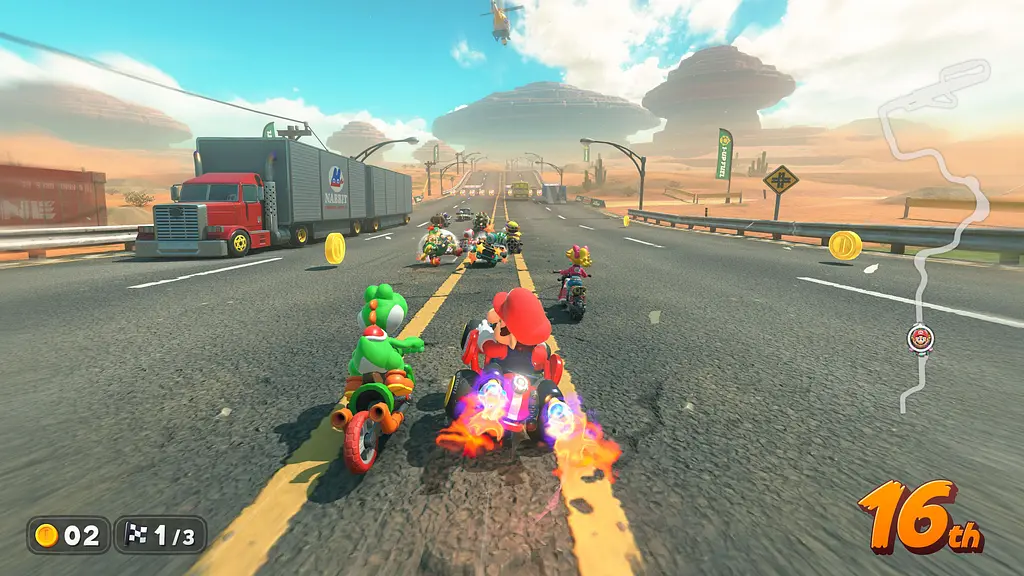 Гра Sony PlayStation консольна Switch 2 Mario Kart World, картридж - фото 4