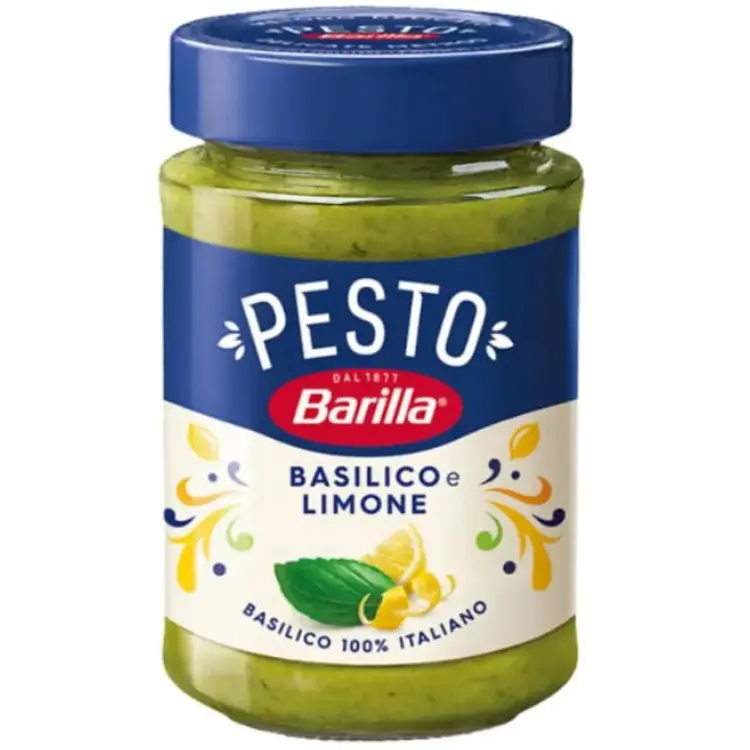 Соус Песто Barilla Pesto Basilico e Limone з базиліком та лимоном 190 г (8076809582643)