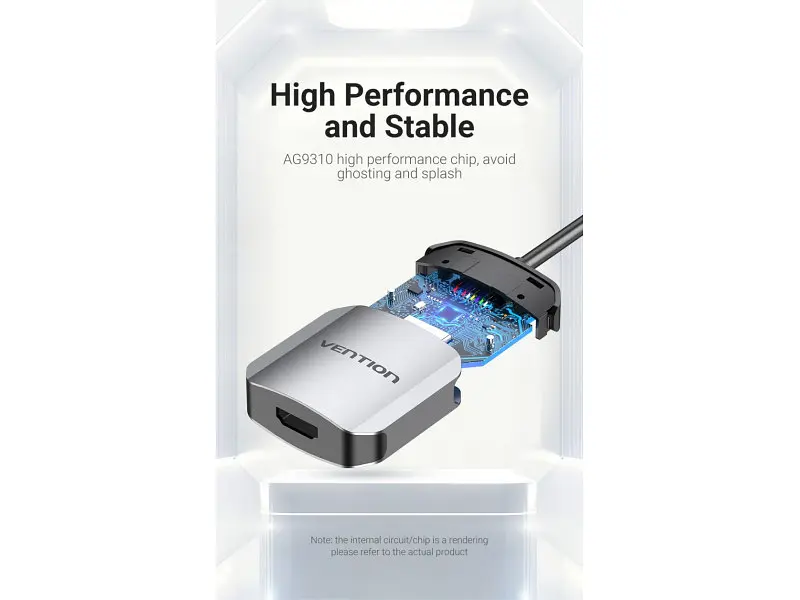 Перехідник Vention Type-C - HDMI 0.15 m (TDEHB) - фото 5
