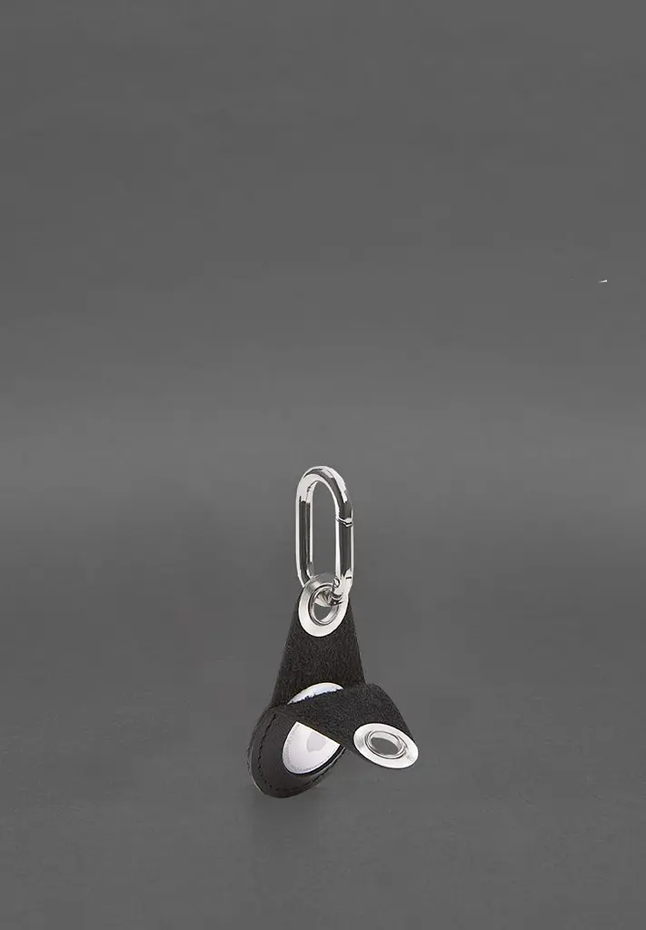 Кожаный чехол для Apple AirTag Черный - фото 4