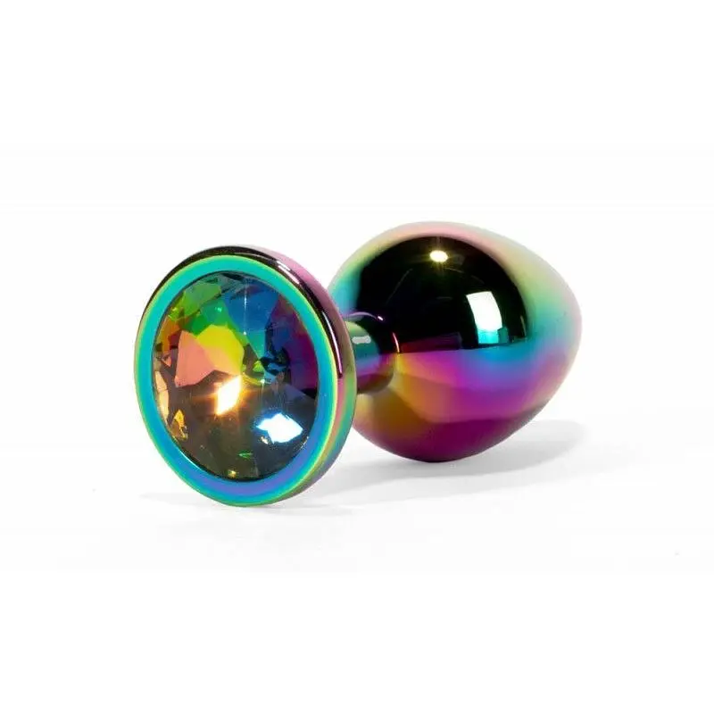 Анальна пробка X-Men Secret Shine Rainbow, 9,5 см (мульті) - фото 5