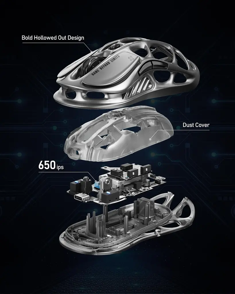 Ігрова Миша GravaStar Mercury M2 - Stealth Black, (GRAVASTARM2_BLK) - фото 3