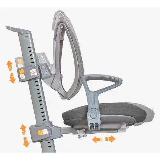 Дитяче крісло Mealux Galaxy Grey (Y-1030 G)  - фото 6