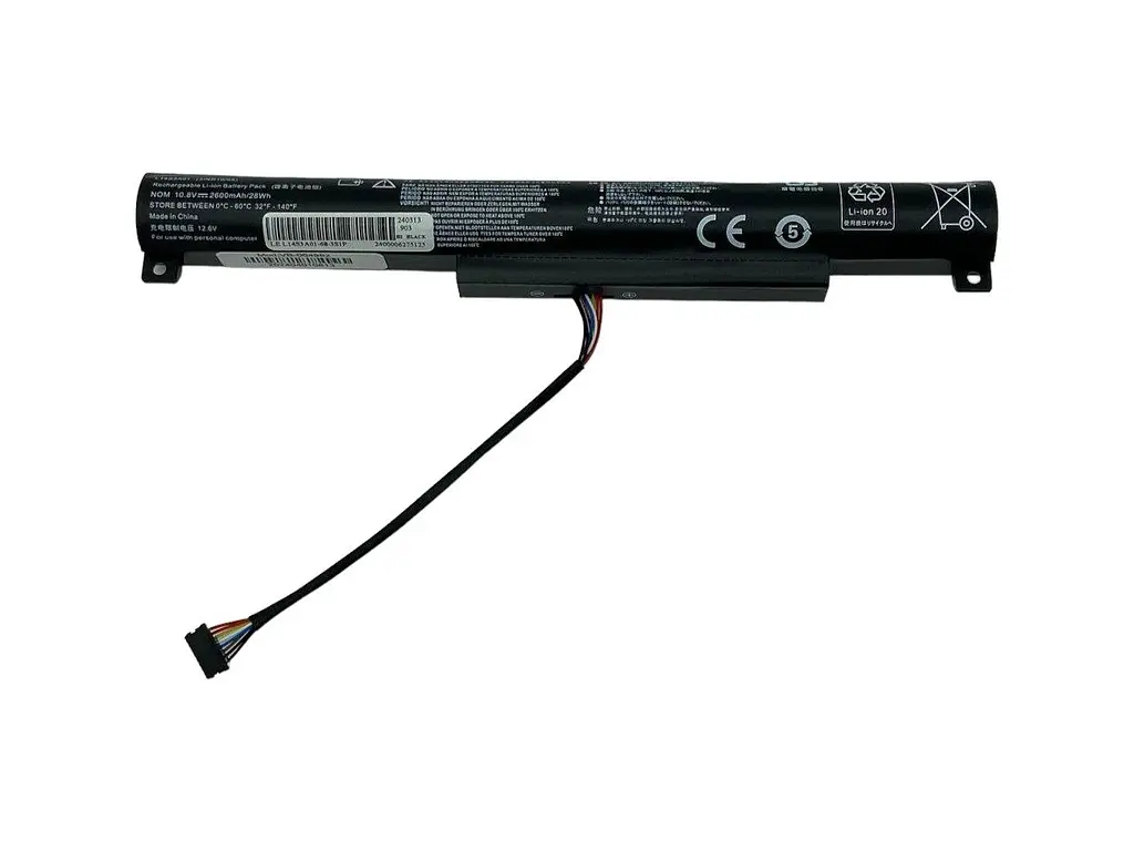 Акумулятор для ноутбука Lenovo L14S3A01 B50 10.8V Black 2600 mAh - фото 2