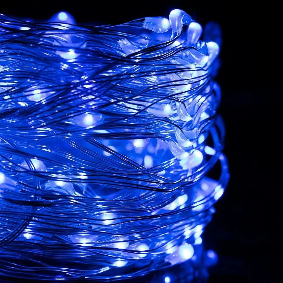 Гірлянда (кінський хвіст) Springos CL0095, 2 м 300 LED, Blue - фото 3
