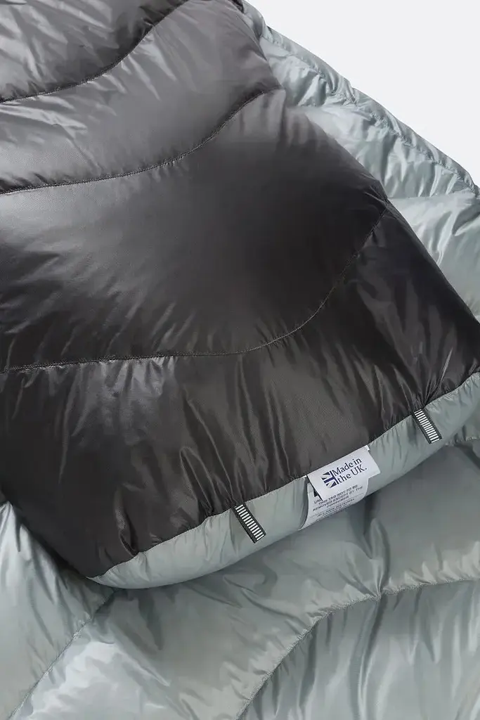 Спальник Rab Mythic Ultra 360 Long Grey/Black L левый (1033-RB QSI-43-CGR-LNG-LZ) - фото 5