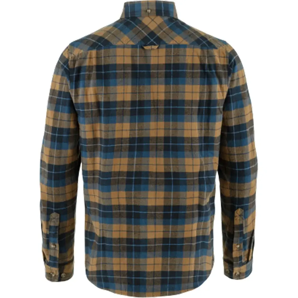 Сорочка Fjallraven Singi Heavy Flannel Shirt XL Dark navy/buckwheat brown - фото 2