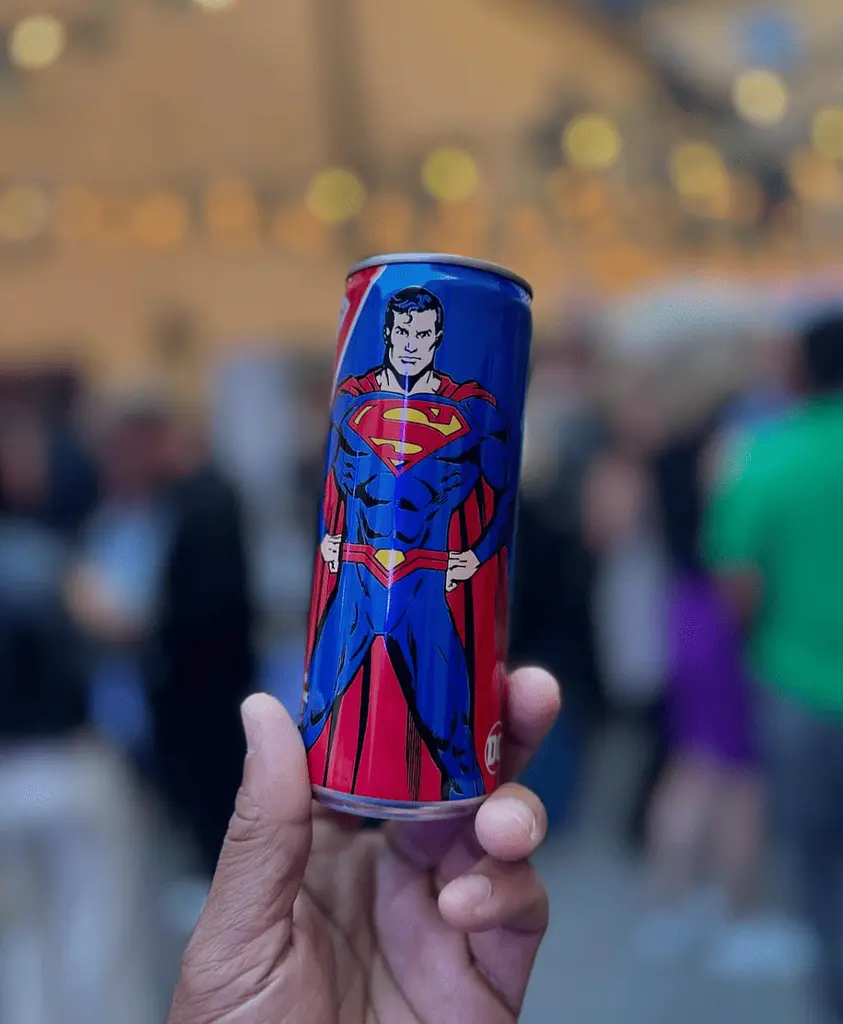 Газований напій Superman Drink Raspberry Blueberry 250 мл - фото 4