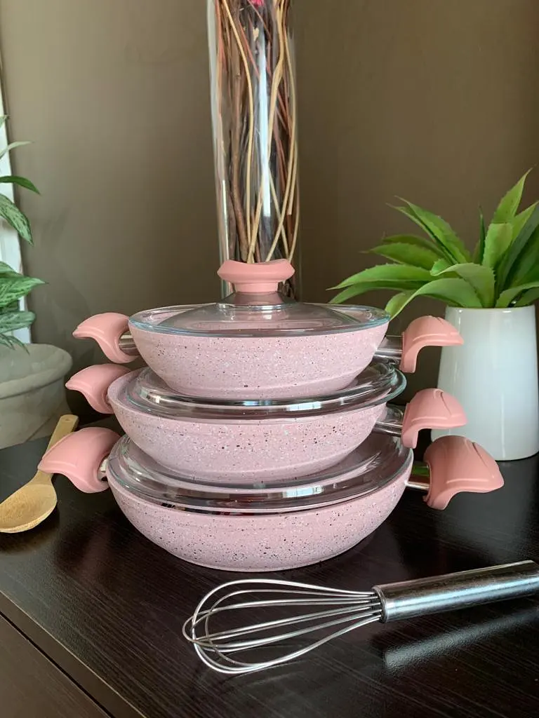 Набір посуду (омлетниці) O.M.S. Collection 3004 Pink - фото 8