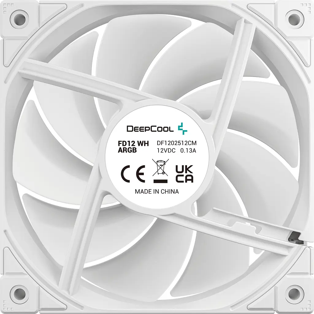 Комплект вентиляторів Deepcool FD12 ARGB 3 in 1 White (R-FD12-WHAPN3-G) - фото 7