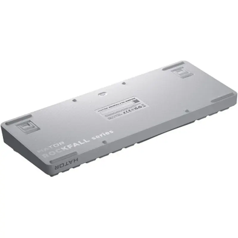 Клавіатура Hator Rockfall 3 Mecha TKL QMK/VIA Orange Wireless White (HTK851UA) - фото 6