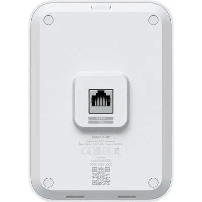 Точка доступу Wi-Fi Ubiquiti UniFi 7 In-Wall (U7-IW) - фото 5