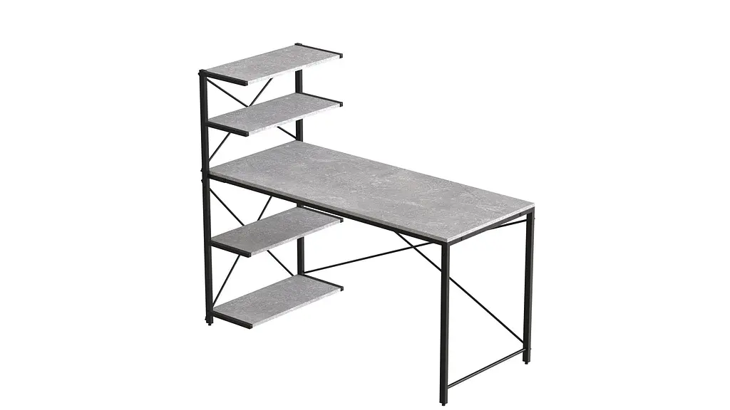Комп'ютерний стіл Ferrum-decor Джек 75x120x70 Чорний ДСП Бетон (FRD-105319) - фото 3