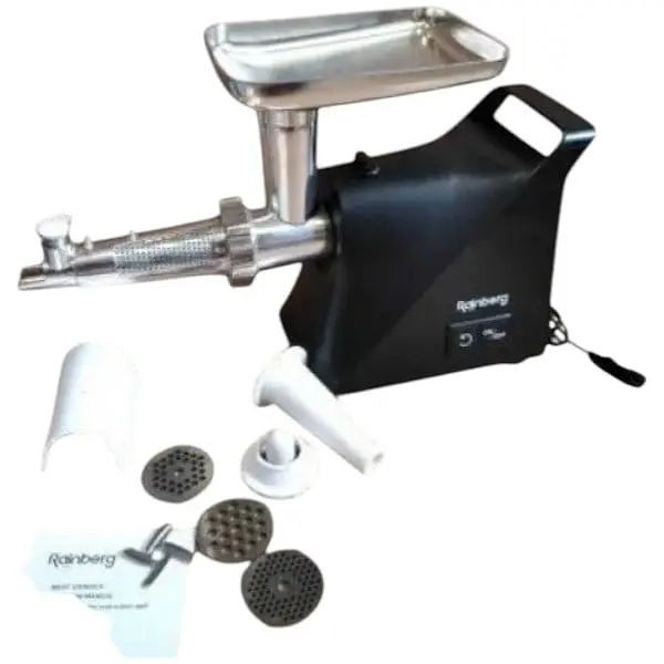 Електрична м'ясорубка  з насадками для соку Rainberg 679  - фото 4