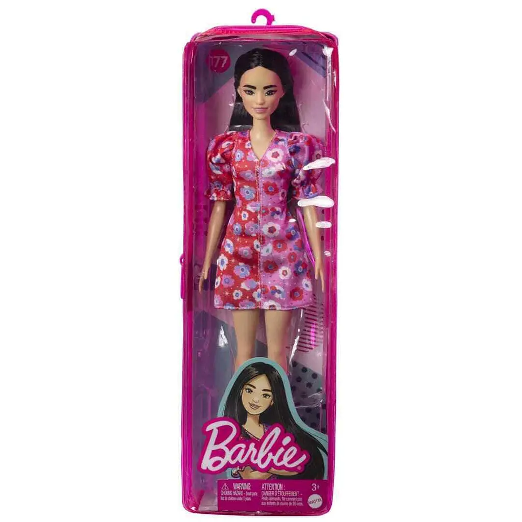 Лялька Barbie Модниця в рожевій квітковій сукні (HBV11) - фото 6